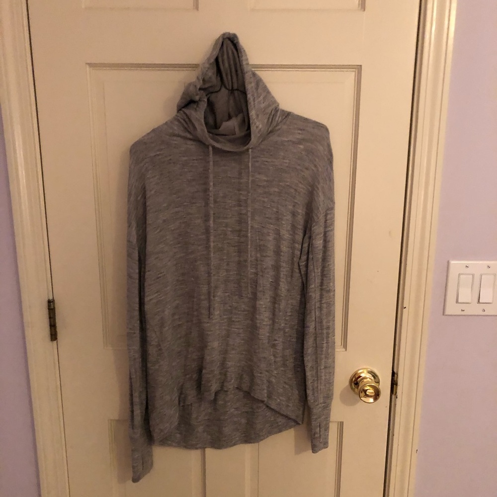 Athleta Grey Pullover Hoodie